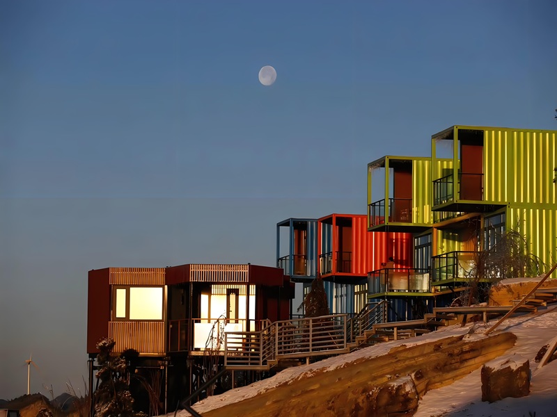 Casa contêiner criativa modular de 20 pés - chayohouse