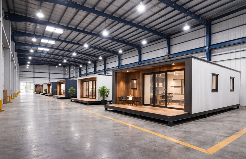 Uma nova fábrica para armazenar produtos