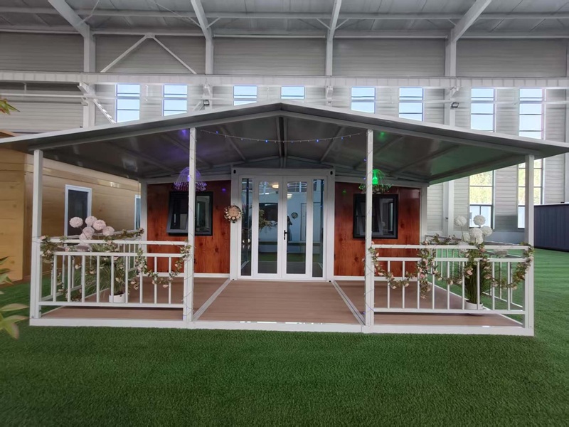 Casa contêiner expansível com terraço integrado - chayohouse